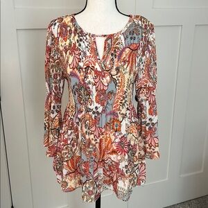 Ninety Multicolor Floral Top